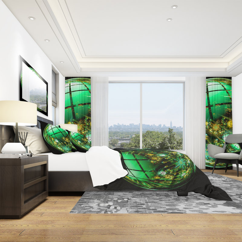 Ensemble de housse de couette moderne et contemporaine, Housse de couette très grand + 2 taies décoratives