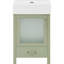 Meuble de salle de bain de 50 cm avec lavabo en céramique et nombreux petits espaces de rangement intérieurs - Meuble-lavabo moderne pour salle de bain, grand espace de rangement, design contemporain