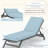Outdoor Chaise Lounge Cushion – Weather-Resistant, Reversible, Plush Comfort-339010154-339010159