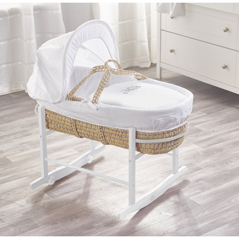 Moses Basket with Bedding with Mattress