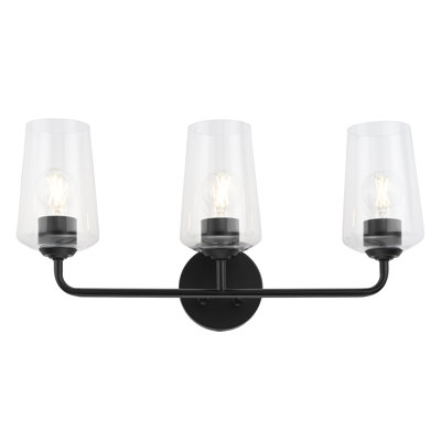 Celino Three-Light Bath & Vanity with Glass