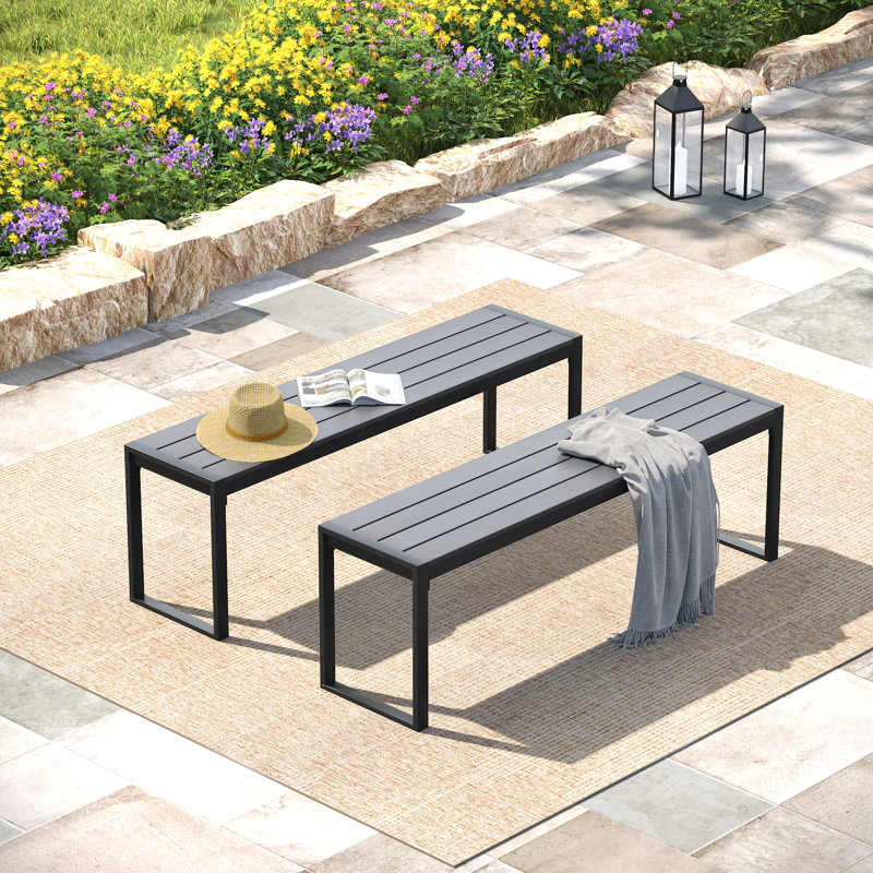 Banc d'extérieur, Gris