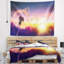 Pissenlit abstraite à coucher de soleil en toute liberté pour vous tapisserie-28498521