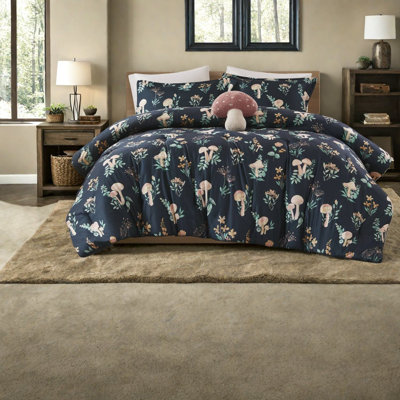 Ensembles de literie en microfibre hypoallergénique, taille grand, conception de jardin fantaisiste pour le confort de la maison