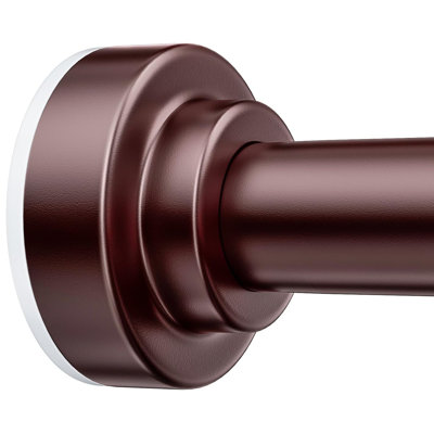 Tringle de rideau de douche à tension réglable 32-43 po No Still, antidérapant et antirouille