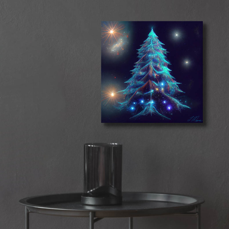 «Christmas Tree 6» par Tanya Mavric, H 12 po x l 12 po x P 0,13 po