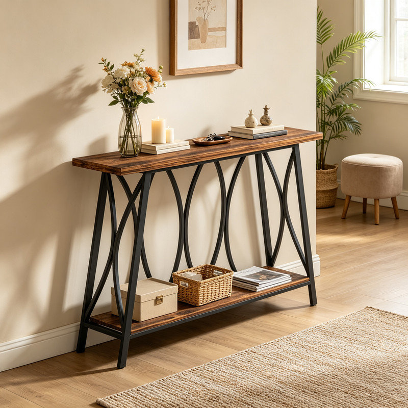 120.01 cm W Console Table