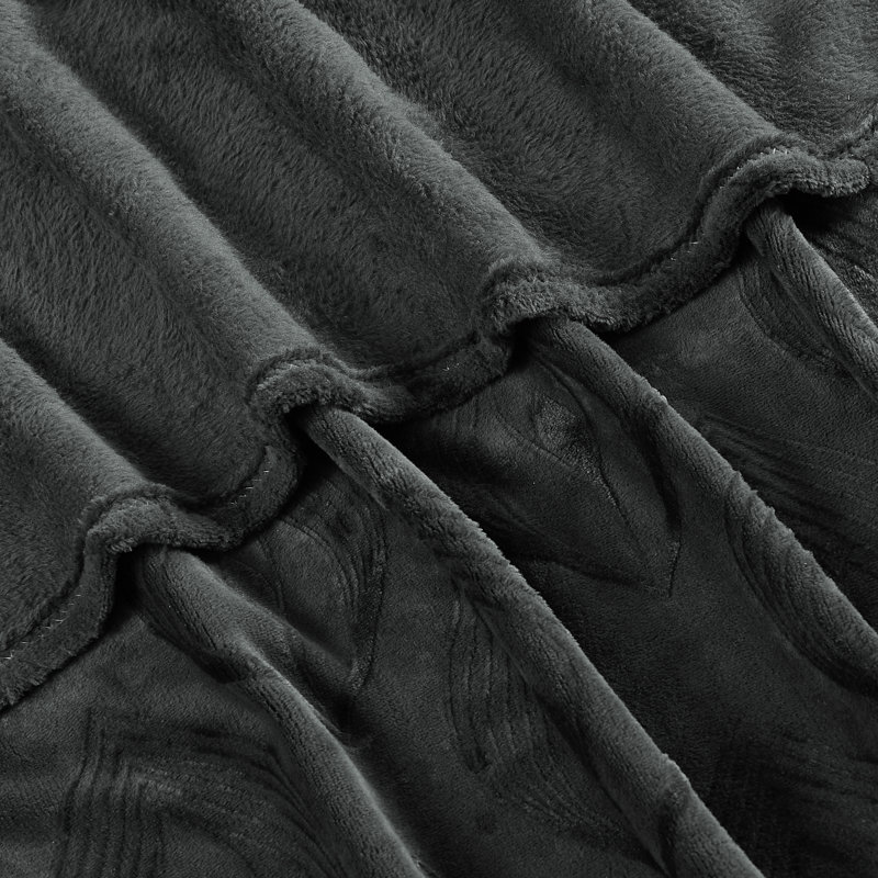 Couverture Annjelica, Très grand, Gris anthracite Bud