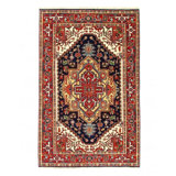 Lamphere Oriental Area Rug in Blue