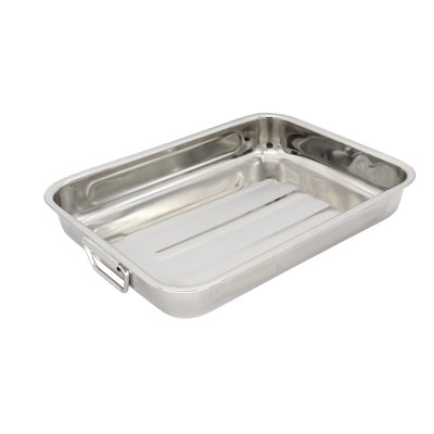 Edelstahl Vierkantpfanne ED Schwer 40 Cm