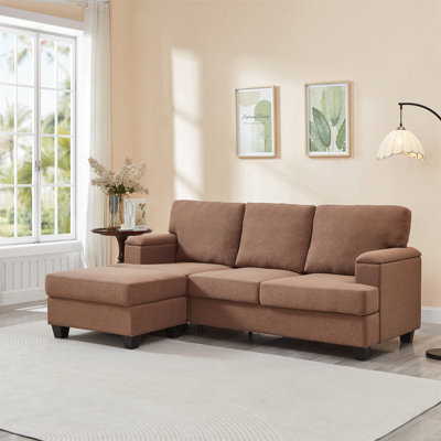 Canapé modulaire en L 86 po