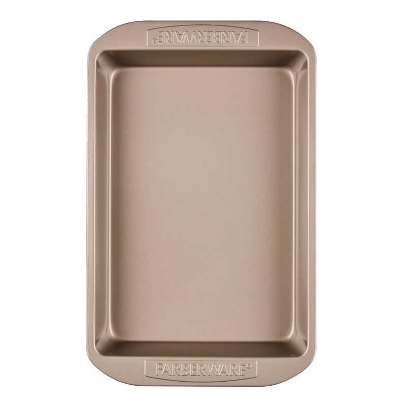 Farberware Bakeware Nonstick Rectangular Cake Pan, 9-Inch X 13-Inch, Mocha