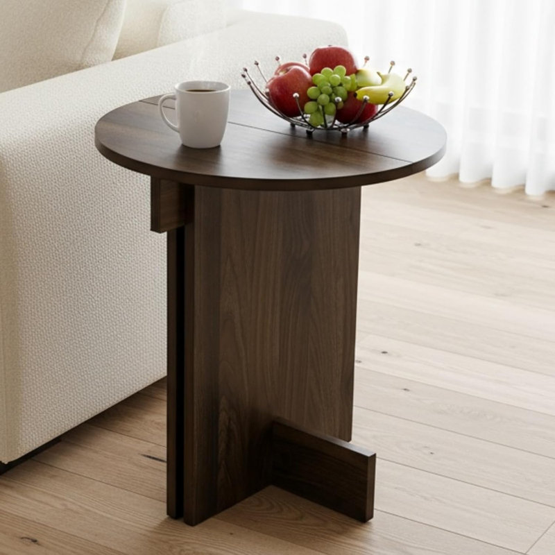 Table d'appoint 18 po, Walnut