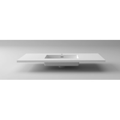 42'' Solid Surface Single Bathroom Vanity Top with Sink
