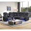 Ensemble de salon 3 pièces moderne et luxueux avec éclairage ambiant Giralt