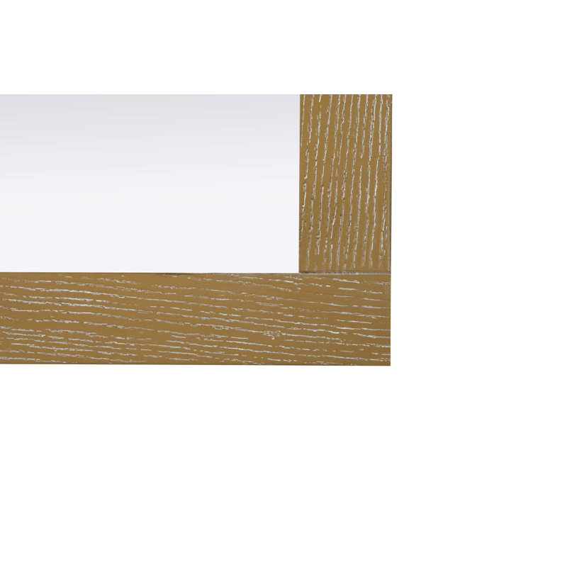 Miroir Noah, 36 po x 72 po, Rectangulaire, Lin chêne