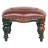 Alfredo Victorian Faux Leather Ottoman