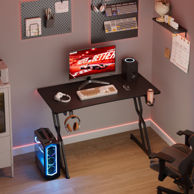 Adjustable Metal Base Writing Desk
