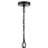 Edenton 11" Wide 3-Light Outdoor Hanging Pendant - Matte Black