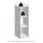 Furinno PELLI Book Shelf, 3-Cube Bookshelf, Cube Storage Organizer Bookcase, 11.7 x 12.1 x 35.4, for Living Room, Bedroom, Home Office, White-504113426-505129549