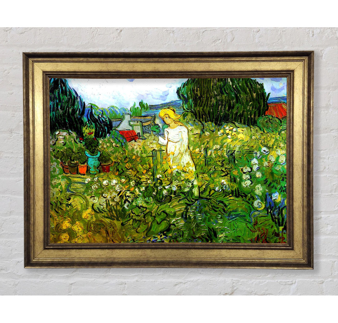 Van Gogh Marguerite Gachet Im Garten - Einzelner Bilderrahmen Kunstdrucke