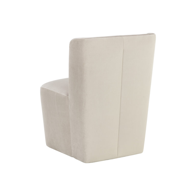 Amita Upholstered Dining Chair, Cream