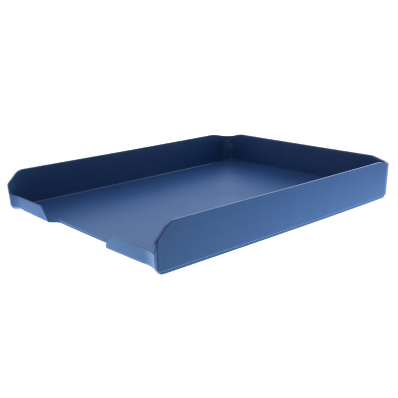 Yokum Plastic Paper Organizer, Blue
