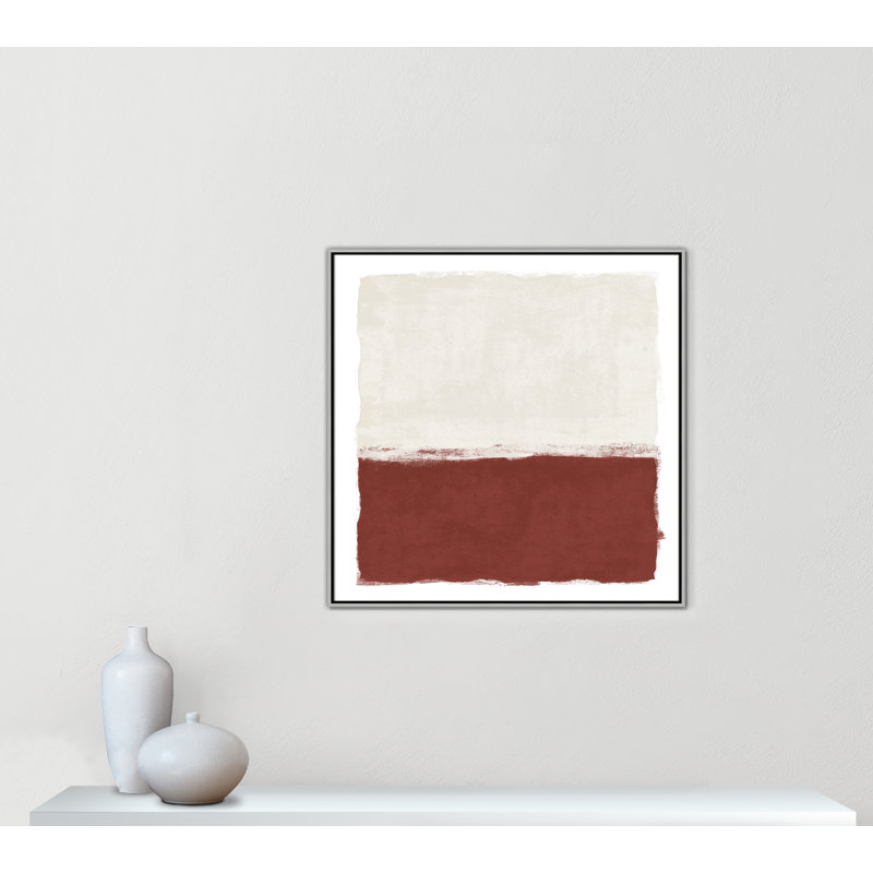 Intense Rust II - Reproduction carrée de Vesrion par Natalie Carpentieri, H 37,5 po x l 37,5 po, Argent argent