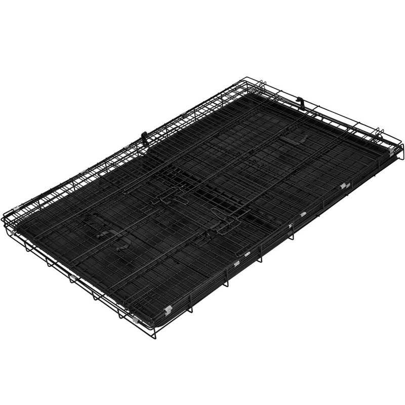 Caisse pour animaux pliante à double porte ipet, Moyen (H 30 po x l 28 po x P 42 po)