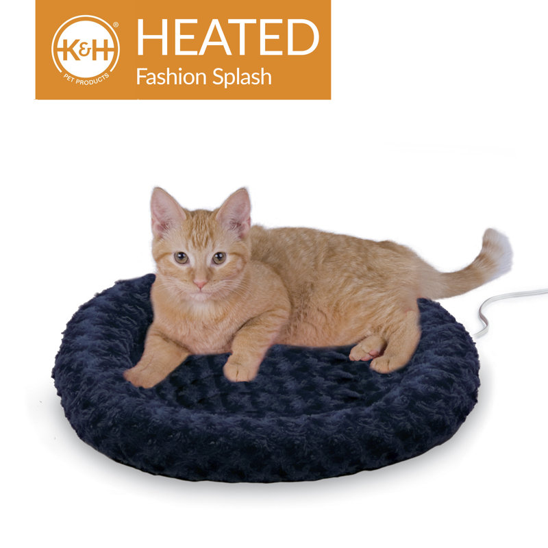 Traversin chauffant Kitty Fashion, Bleu