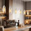 E14 Clear Transparent Glass Lamp Shade Replacement, Small Glass Lampshade for Table Lamps, Wall Lights and Ceiling Fixtures