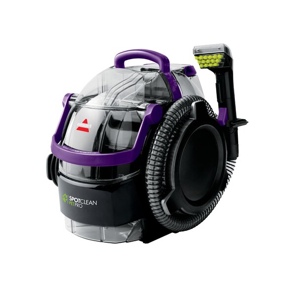 BISSELL SpotClean Pet Pro Portable Carpet Cleaner, 2458, Grapevine Purple,  Black, Large