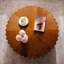 Table basse ronde à nervures 31,50 "-1819764824