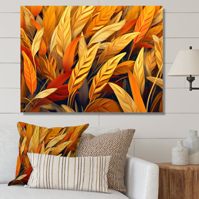 Golden Harvest Cord Field III sur toile