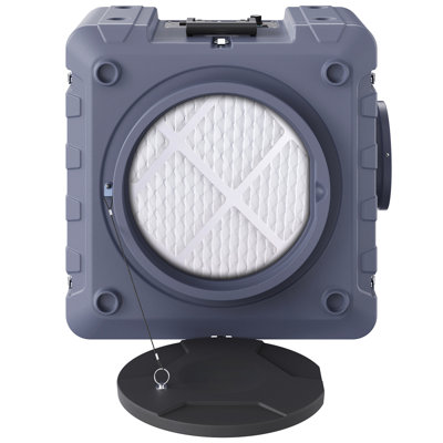 Air Scrubber With 3-Stage Filtration, Stackable Negative Air Machine 800 CFM, Air Cleaner With MERV10, Carbon, H13 HEPA, For Home, Industrial And Commercial Use