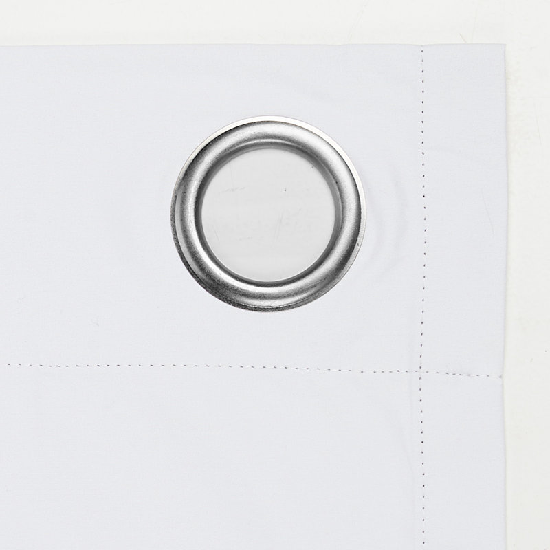  Panneau de rideau isolant 100% occultant et isolant avec œillets Cameron, L 50 po x L 63 po, Blanc