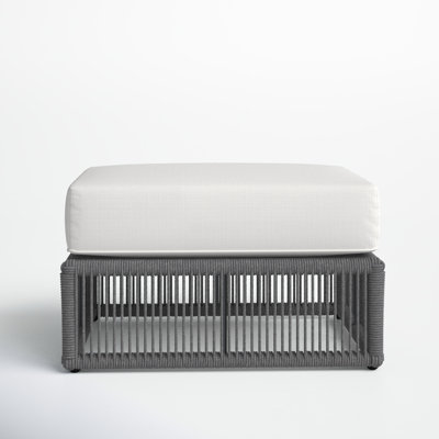Outdoor Ottoman with Cushion