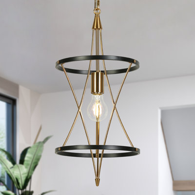 Luminaire suspendu simple à intensité variable 1 lumière Grigor (1 pièce)