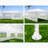 30 Ft. W x 10 Ft. D Metal Party Tent White Canopy For Party Wedding Picnic-108990974
