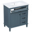 Meuble-lavabo de 30 pouces avec lavabo et rangement multifonctionnel-895890052-892668932