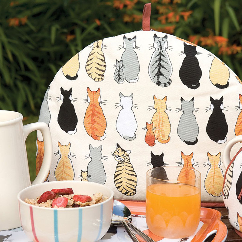 Ulster Weavers Cats In Waiting Fabric Tea Cosy