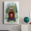 Toile tendue avec châssis Lumberjack Bear-1213673959