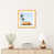Toile avec cadre en bois beige n'est pas disponible