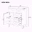 Meuble-lavabo avec lavabo pour la salle de bain