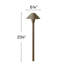 Hardy Island Brown Low Voltage Pathway Light-2135683347
