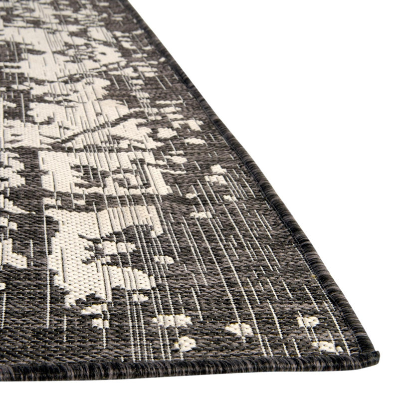 Outdoor Destiny Area Rug Ashen Color, Square 13'