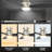 52" Alcena 3 - Blade LED Smart Flush Mount Ceiling Fans with Light-21369659