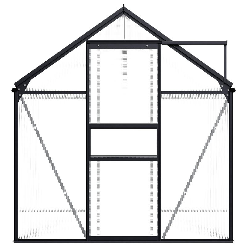 6.23' W x 12.14' D Greenhouse, 74.8' W x 98.4' D