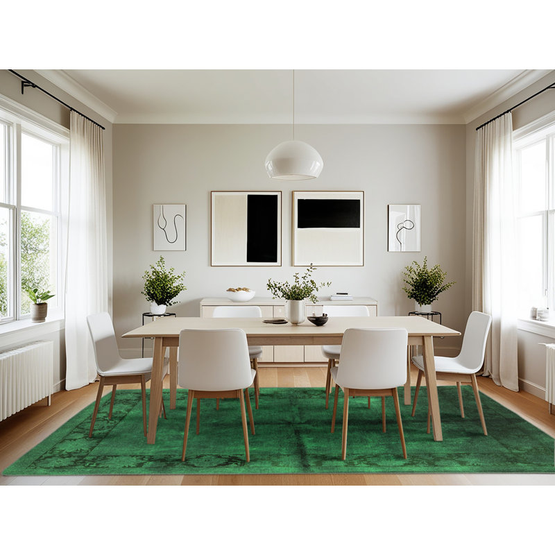 Washable Oriental Indoor Rug, Rectangle 7' x 10'