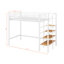 Lit mezzanine simple en métal avec tablette-99016601